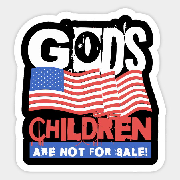 God's Children Are Not For Sale Sticker by The WYLD Tribe